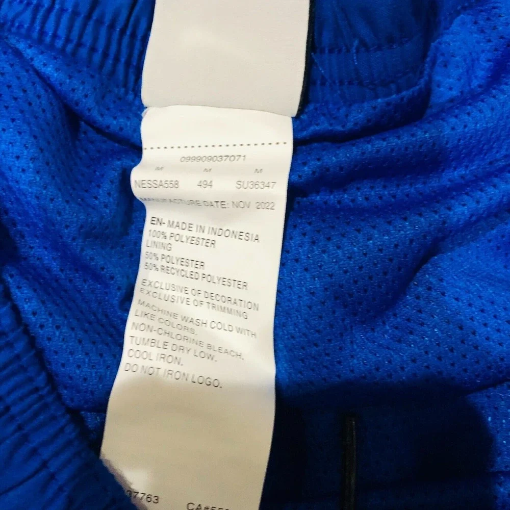 Nike Mens Core Solid‎ Volley Shorts Blue Swim Trunks NESSA558 Size Medium NWT
